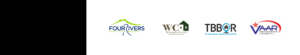 Two logos of river rivers and the word " wcc ".
