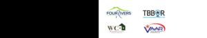 Four rivers association of realtors and williamson county association of realtors logos