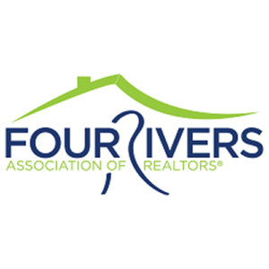 A logo of four rivers association of realtors