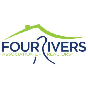 A logo of four rivers association of realtors