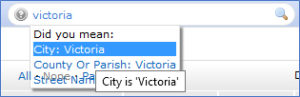 A picture of the name victoria in an email.