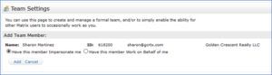 A screenshot of the email message that appears to be from a member.